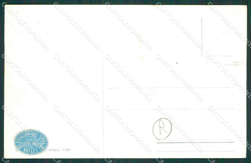 Reggio Calabria Villa San Giovanni Terremoto delle Calabrie cartolina QZ4249 – retro