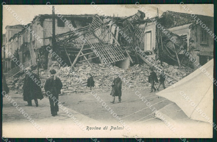 Reggio Calabria Palmi Terremoto delle Calabrie cartolina QZ4270 – fronte