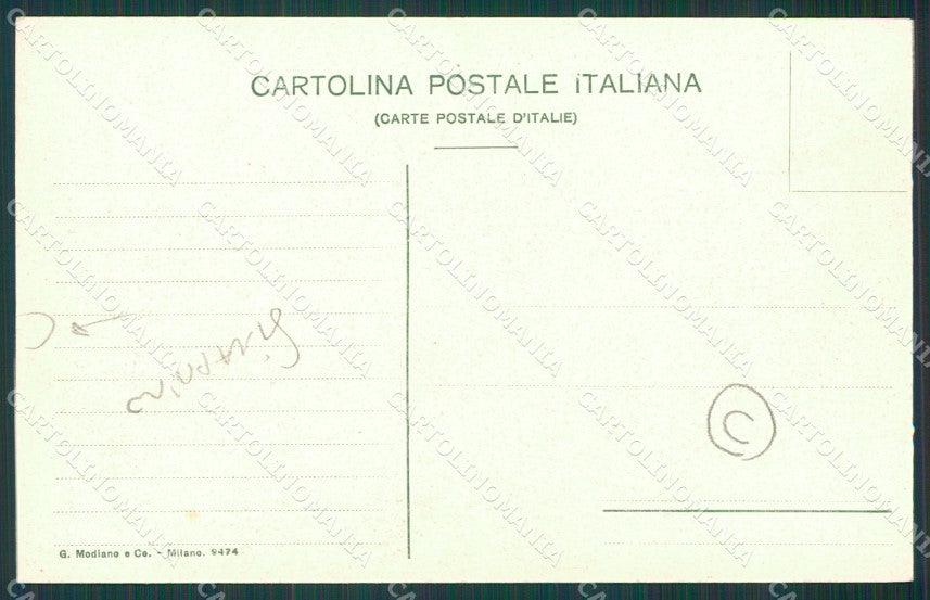 Vibo Valentia Monteleone Terremoto delle Calabrie STRAPPINO cartolina QZ4276 – retro