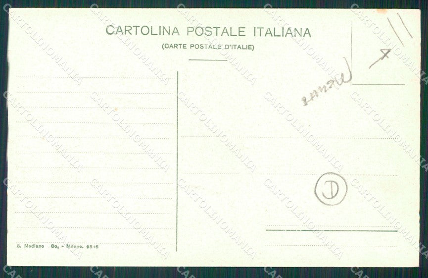 Vibo Valentia Monteleone Terremoto delle Calabrie PIEGHE cartolina QZ4279 – retro