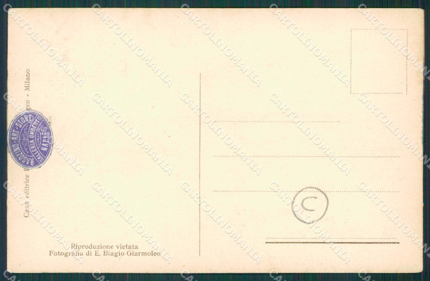 Reggio Calabria Pellaro Terremoto delle Calabrie cartolina QZ4292 – retro