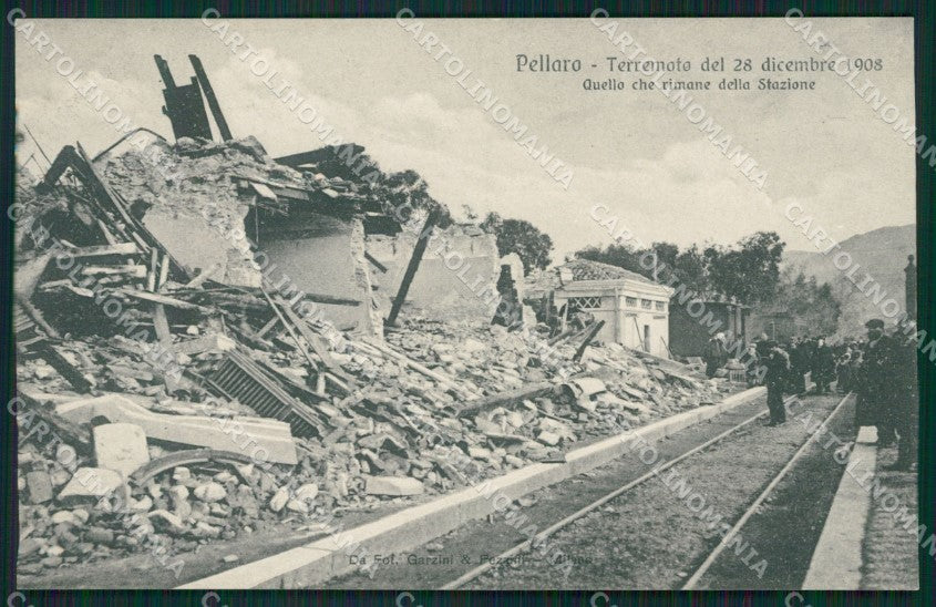 Reggio Calabria Pellaro Terremoto delle Calabrie cartolina QZ4298 – fronte