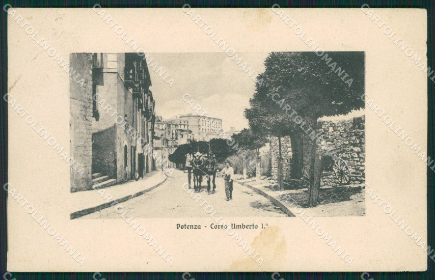 Potenza città PIEGA cartolina QZ4346 – fronte