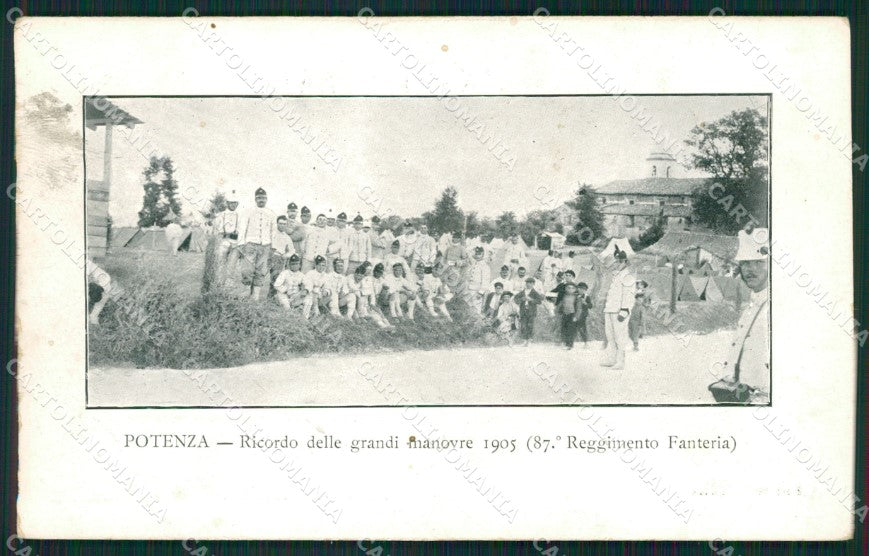 Potenza città Militari cartolina QZ4363 – fronte