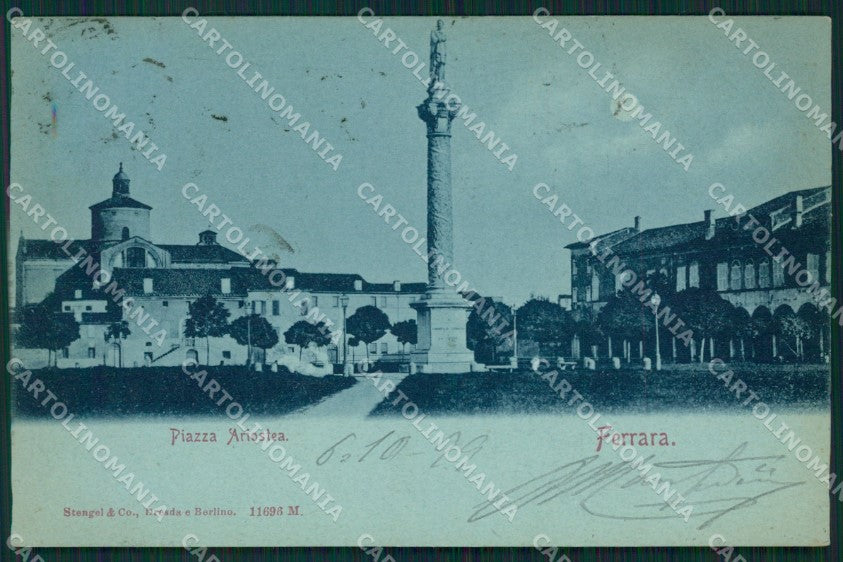 Ferrara città Chiaro di Luna cartolina QZ4365 – fronte