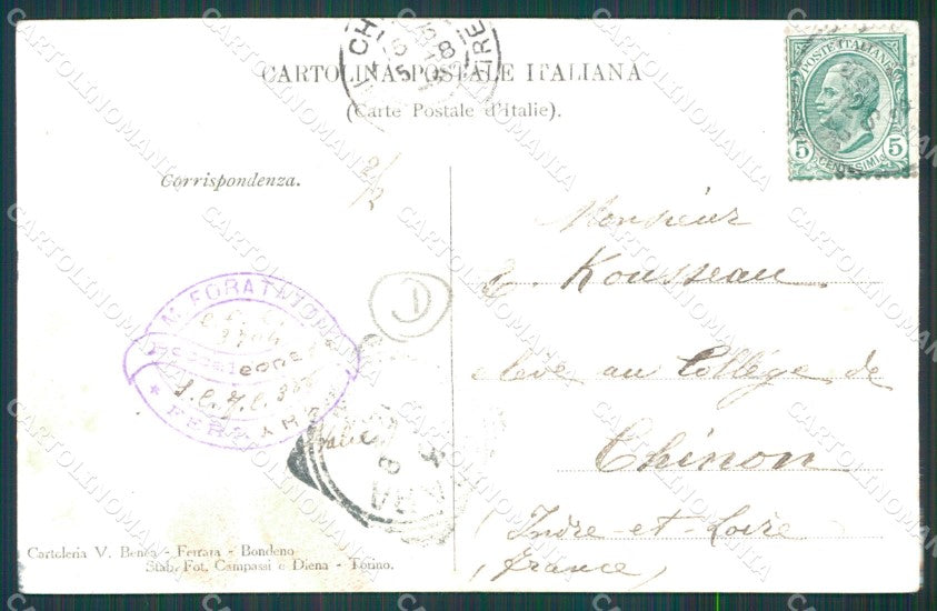 Ferrara città cartolina QZ4384 – retro