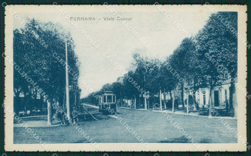 Ferrara città Tram cartolina QZ4388 – fronte