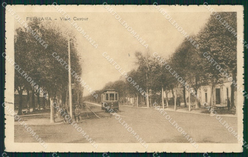 Ferrara città Tram cartolina QZ4391 – fronte