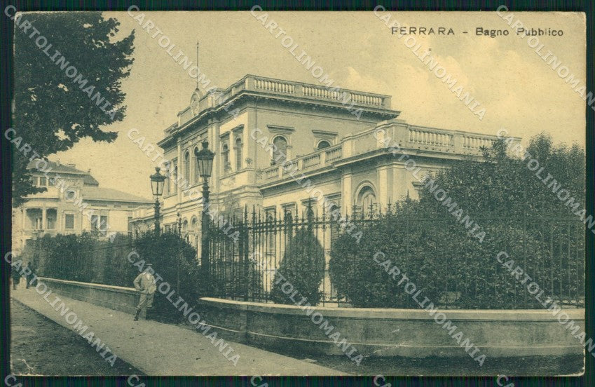 Ferrara città PIEGA cartolina QZ4392 – fronte