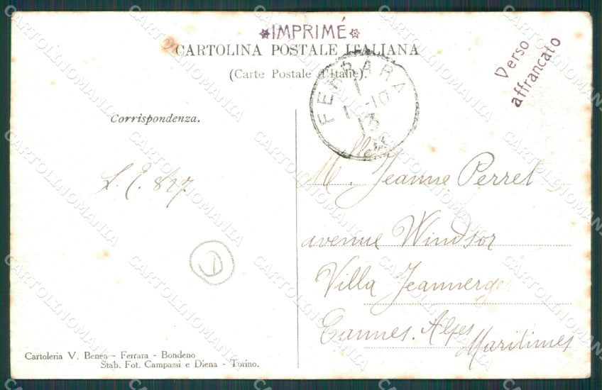 Ferrara città cartolina QZ4394 – retro