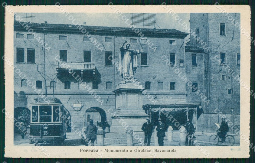 Ferrara città Tram cartolina QZ4405 – fronte