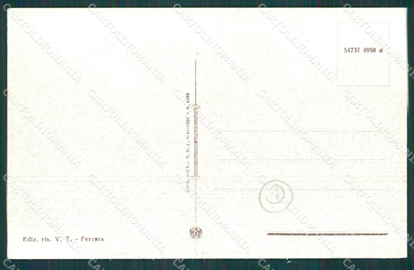 Ferrara città Poste cartolina QZ4406 – retro