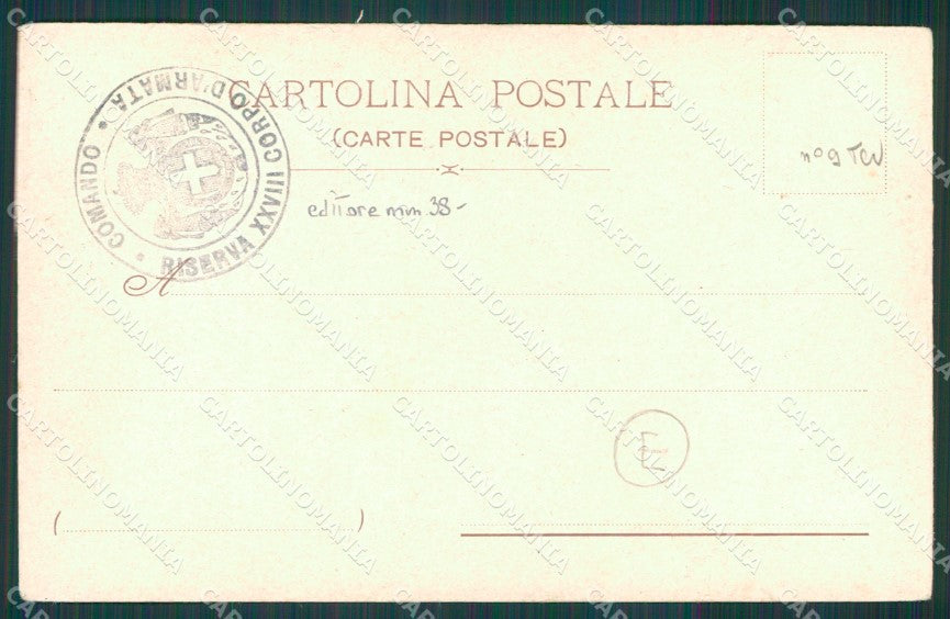 Ferrara città Militari Deposito Cavalli cartolina QZ4438 – retro