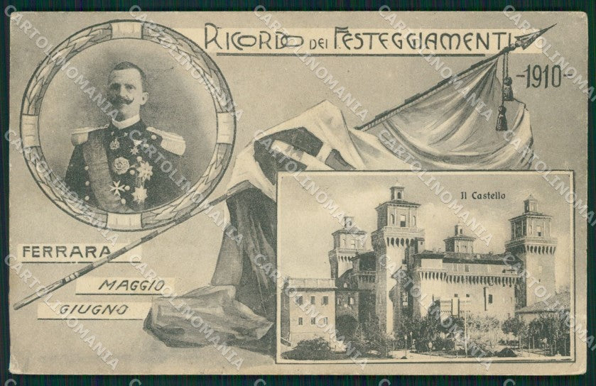 Ferrara città ABRASA cartolina QZ4449 – fronte