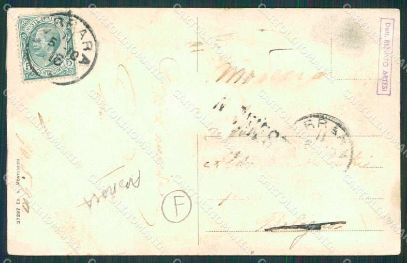 Ferrara città ABRASA cartolina QZ4449 – retro