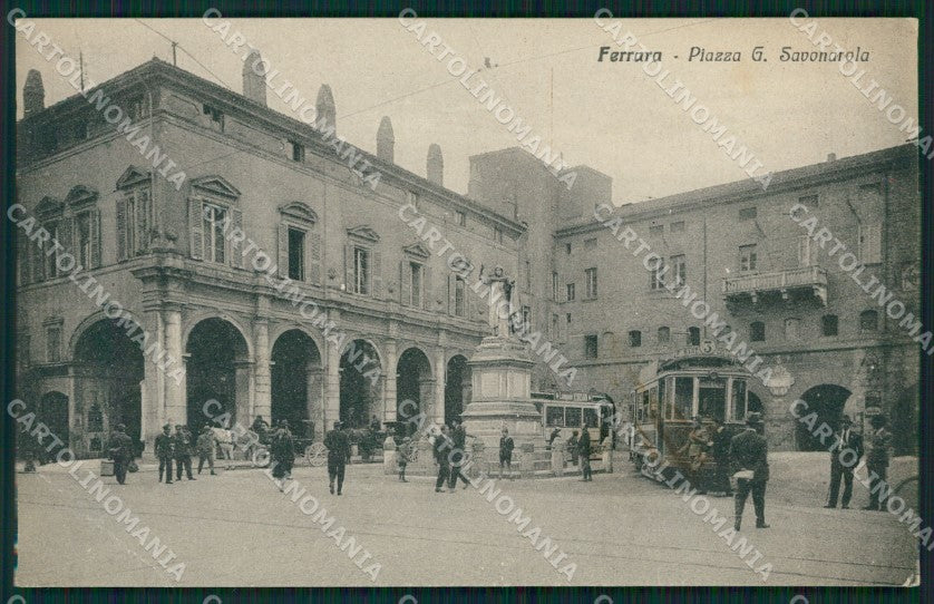 Ferrara città PIEGA cartolina QZ4456 – fronte
