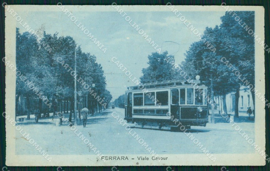 Ferrara città Tram cartolina QZ4468 – fronte