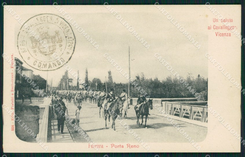 Ferrara città Militari cartolina QZ4469 – fronte