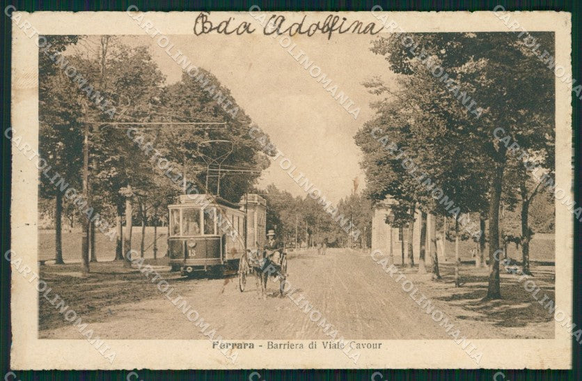 Ferrara città Tram cartolina QZ4471 – fronte