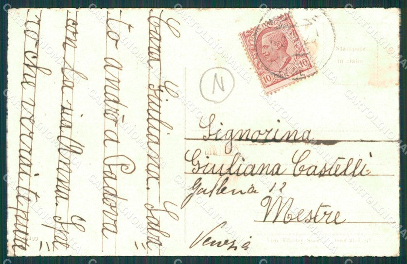 Ferrara città Tram cartolina QZ4471 – retro