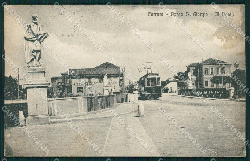 Ferrara città ABRASA cartolina QZ4473 – fronte