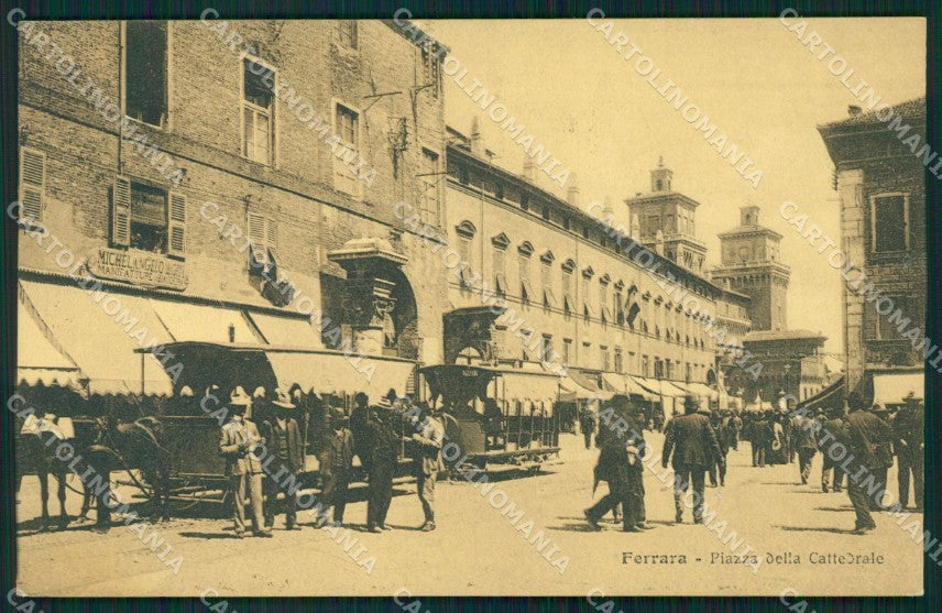 Ferrara città Tram cartolina QZ4477 – fronte