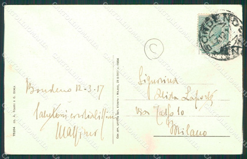 Ferrara Bondeno cartolina QZ4481 – retro