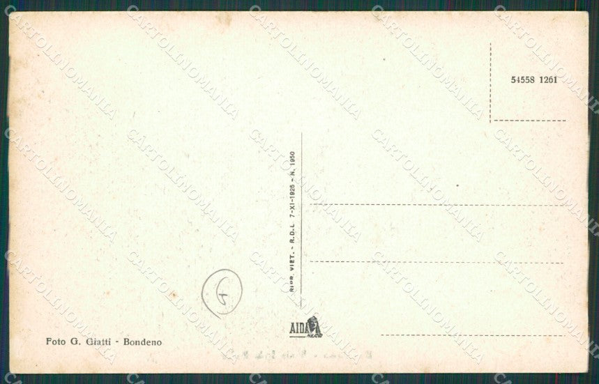 Ferrara Bondeno cartolina QZ4496 – retro