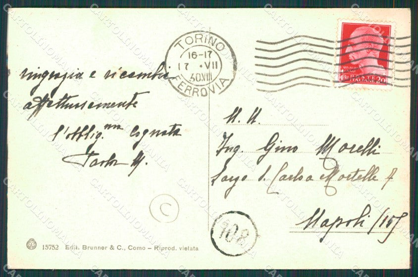 Ferrara Cento cartolina QZ4519 – retro