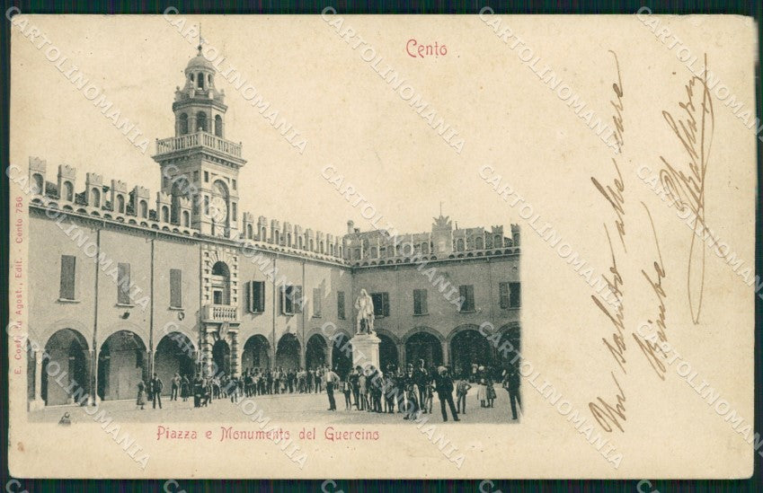 Ferrara Cento ABRASA cartolina QZ4535 – fronte