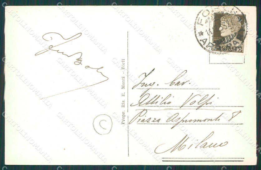 Forlì città cartolina QZ4545 – retro