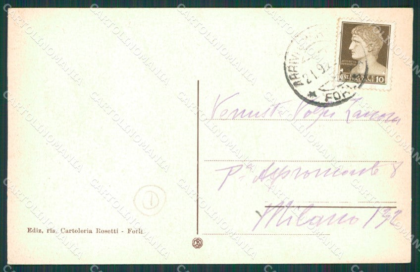 Forlì città cartolina QZ4559 – retro