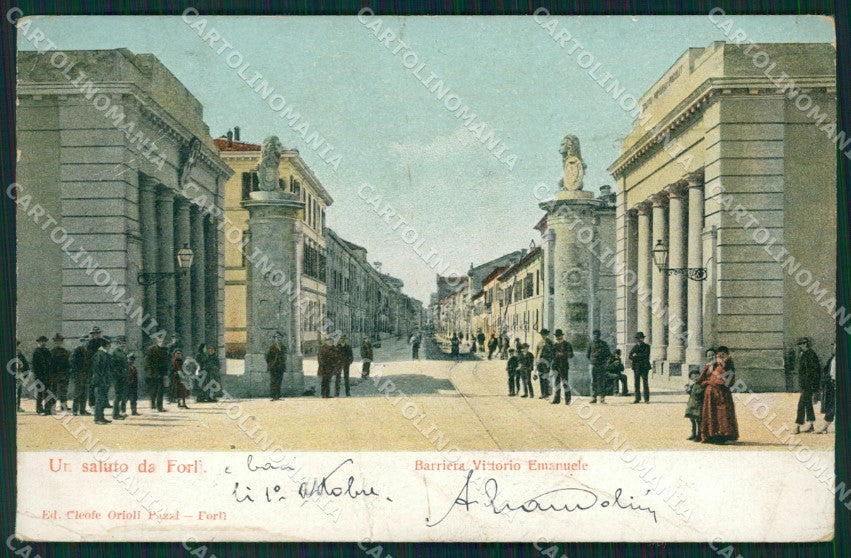 Forlì città PIEGHINE cartolina QZ4562 – fronte