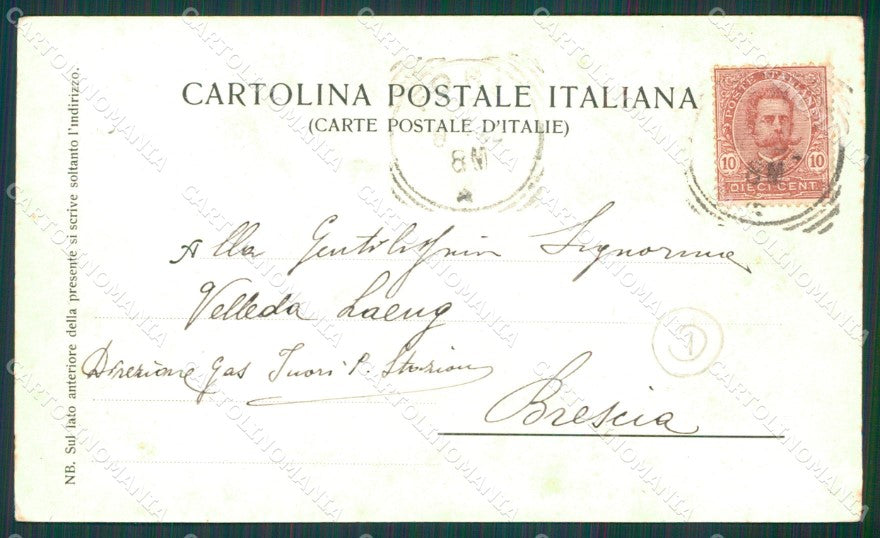 Forlì città Nevicata cartolina QZ4569 – retro