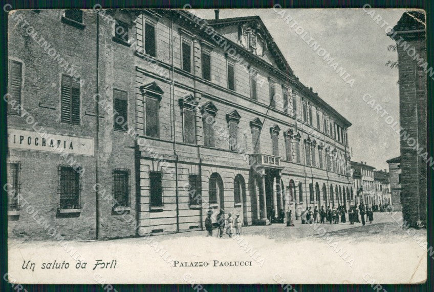 Forlì città PIEGHE cartolina QZ4572 – fronte