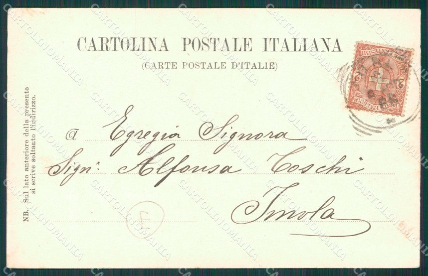 Forlì città cartolina QZ4584 – retro