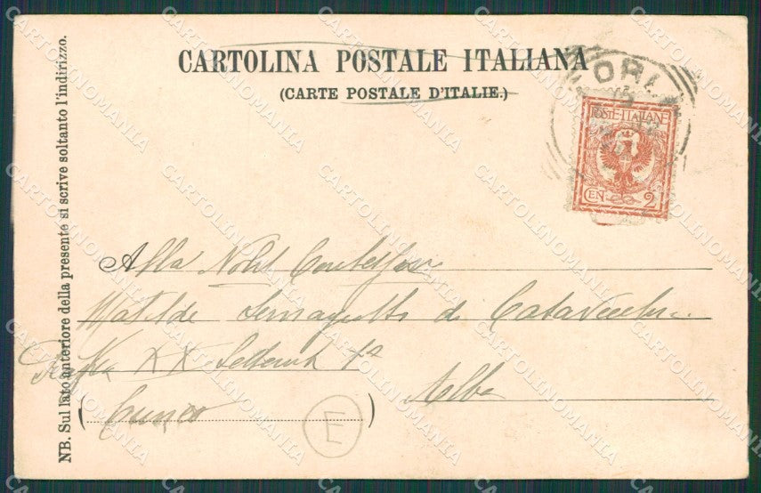 Forlì città cartolina QZ4587 – retro