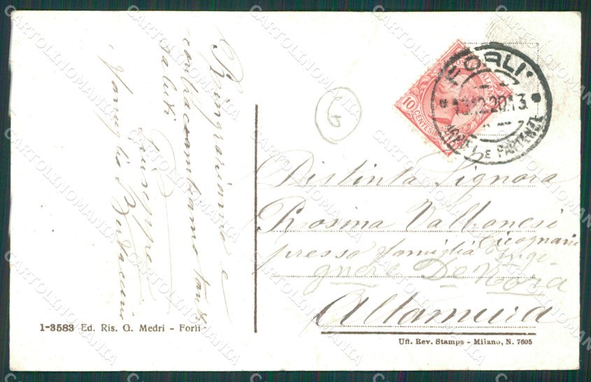 Forlì città cartolina QZ4596 – retro