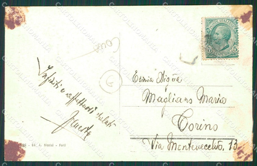 Forlì città COLLA cartolina QZ4598 – retro