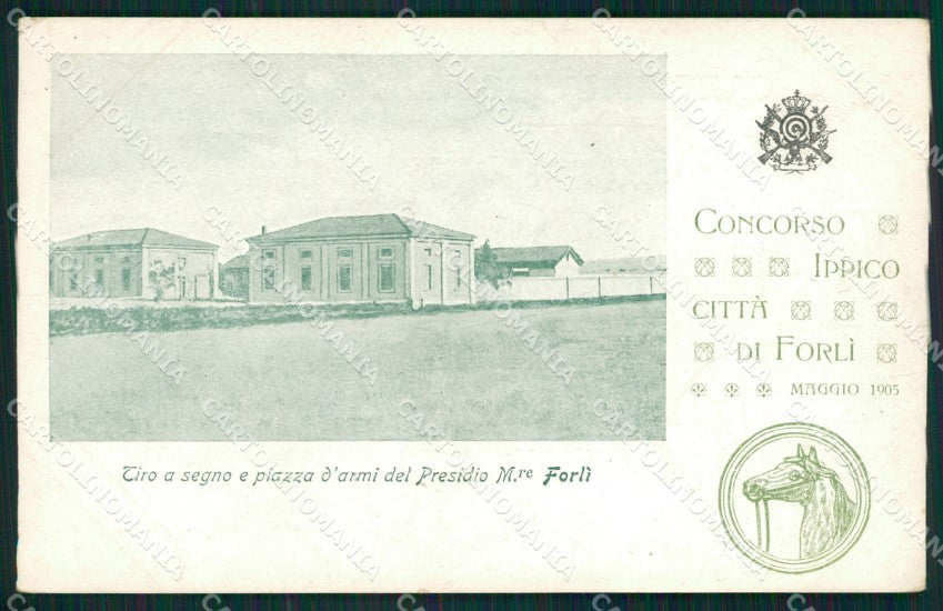 Forlì città Militari Concorso Ippico cartolina QZ4604 – fronte