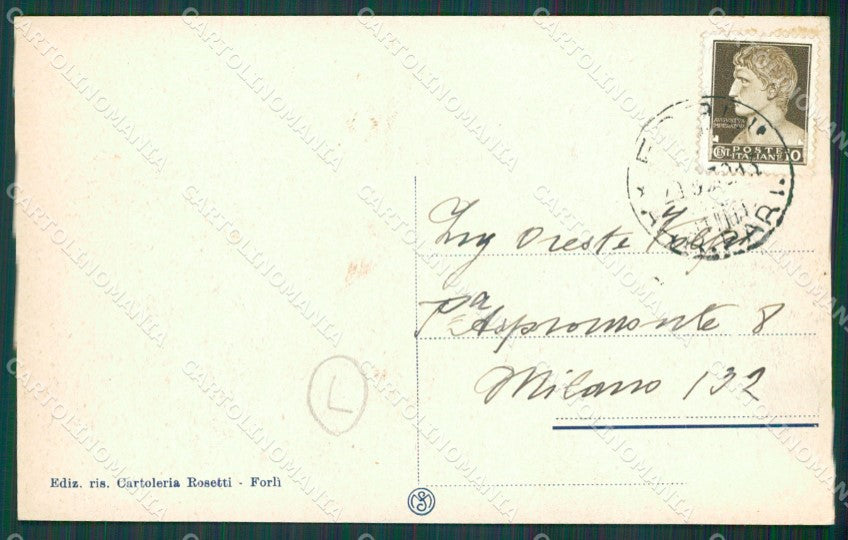 Forlì città cartolina QZ4605 – retro