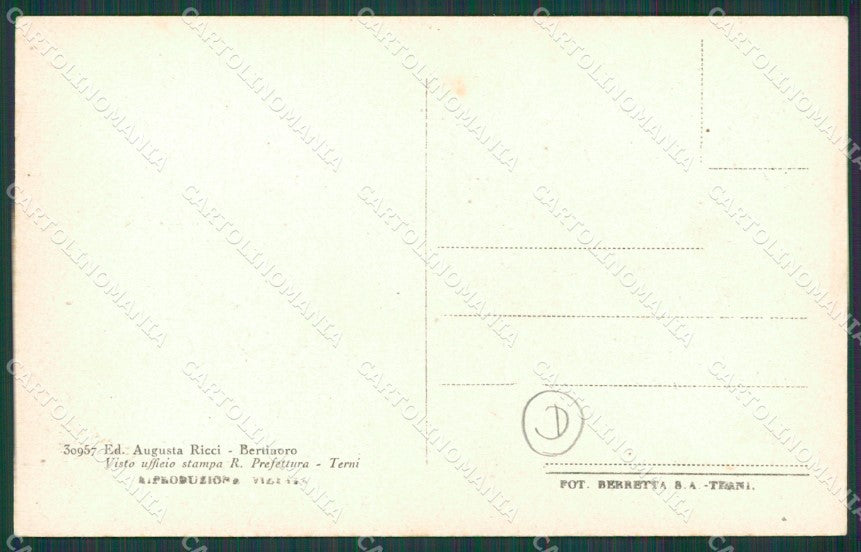 Forlì Bertinoro Fratta Fascismo cartolina QZ4611 – retro