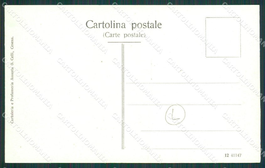 Forlì Bertinoro Polenta Carducci cartolina QZ4614 – retro