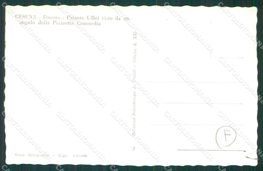 Forlì Cesena foto cartolina QZ4629 – retro