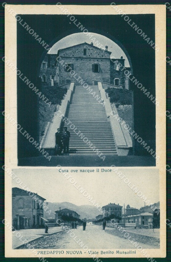 Forlì Predappio Fascismo cartolina QZ4635 – fronte