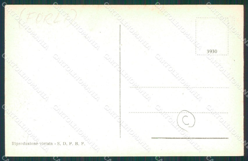 Forlì Predappio Fascismo cartolina QZ4635 – retro