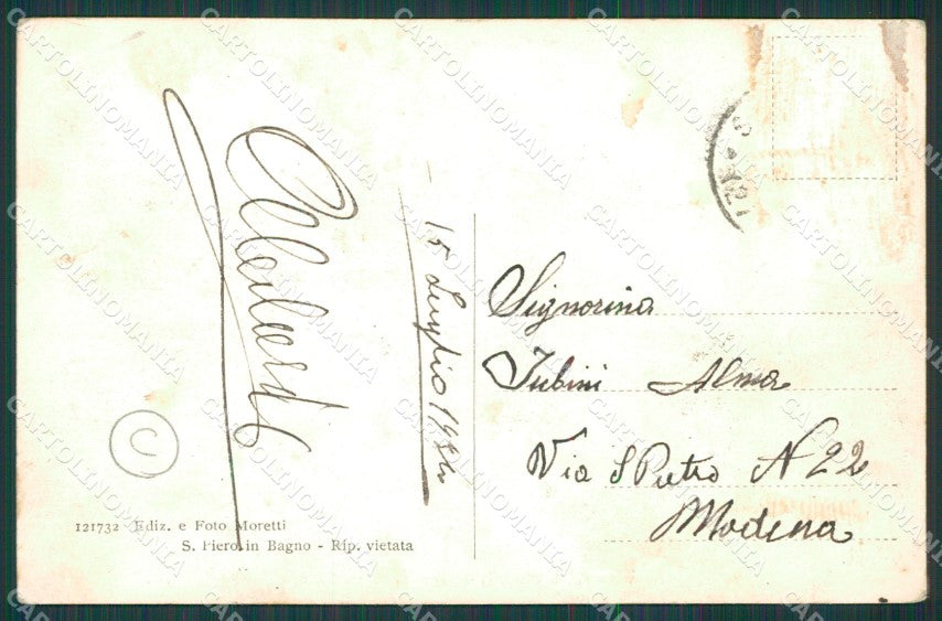 Forlì San Pietro in Bagno cartolina QZ4638 – retro