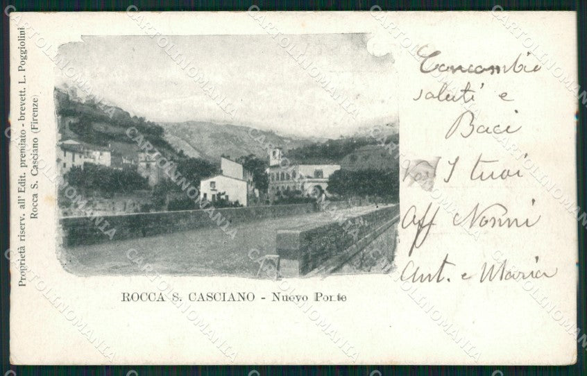 Forlì Rocca San Casciano cartolina QZ4640 – fronte