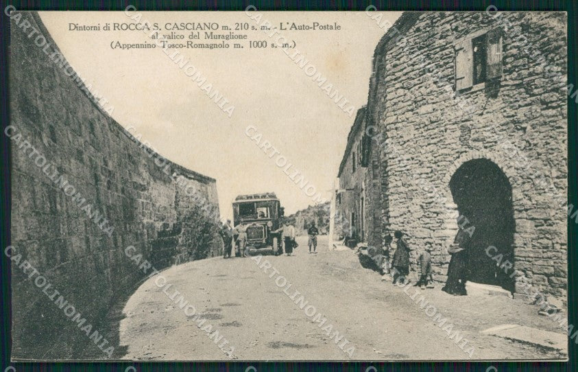 Forlì Rocca San Casciano Autopostale cartolina QZ4649 – fronte