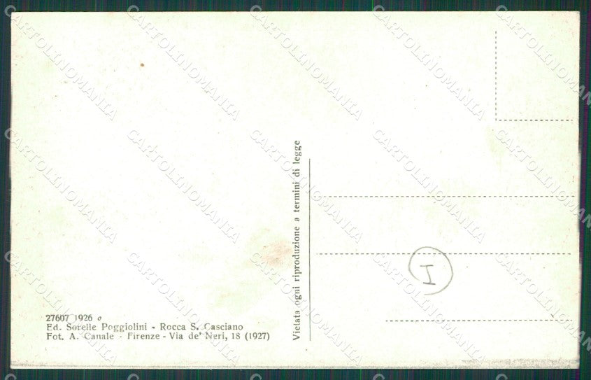 Forlì Rocca San Casciano Autopostale cartolina QZ4649 – retro